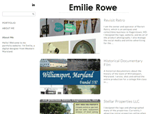 Tablet Screenshot of emilierowe.com